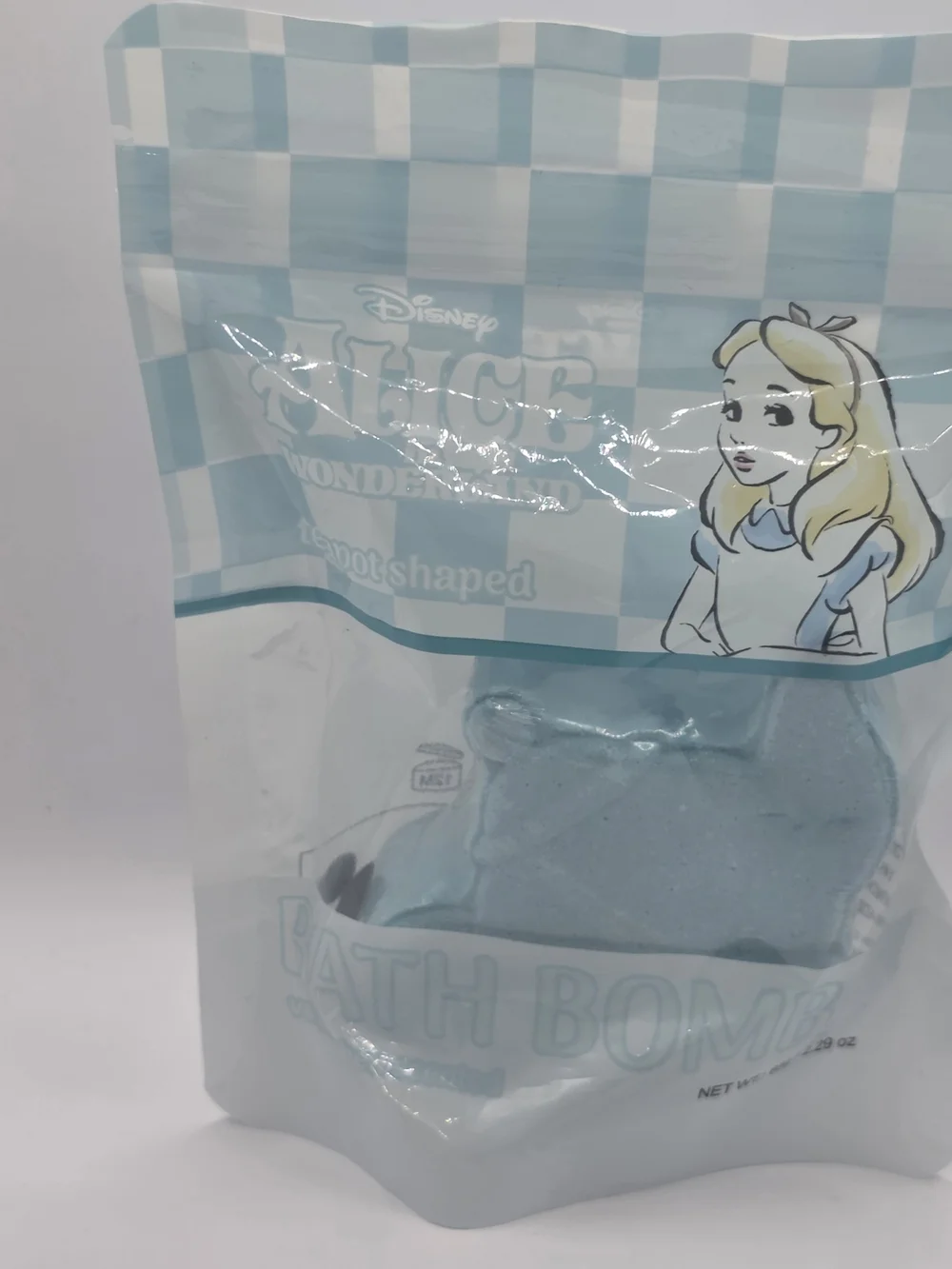 Disney Alice in Wonderland Blue Bath Set - Lip Gloss, Bath Bomb, Salts & Scrub